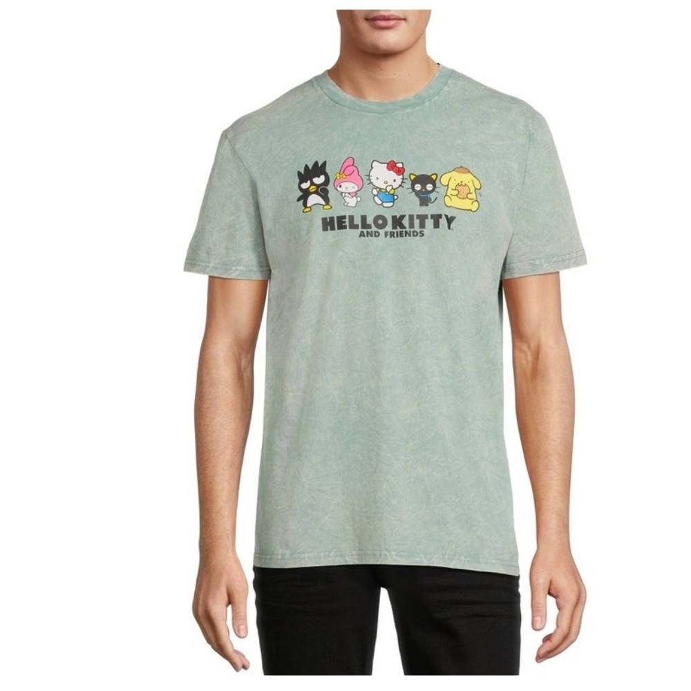 Hello Kitty Men’s Mineral Wash T-Shirt size M